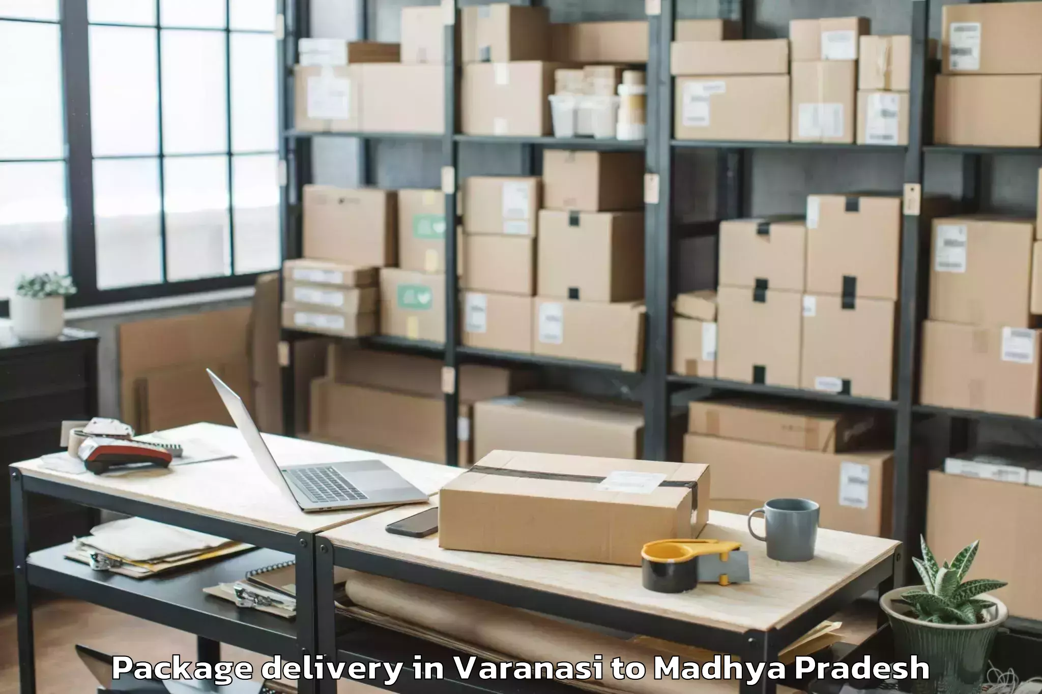 Quality Varanasi to Khurai Package Delivery